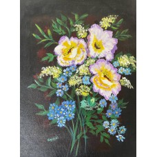 Enchanted Flowers-(16inch x 11inch painting)