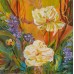 Jungle Flowers Original Acrylic Painting 16 Inch Height * 16 Inch Width