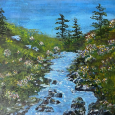 Enchanted Tranquility - (20inch x 15inch painting)