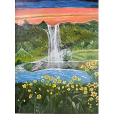 Cascading Beauty - (20 inches x 15 inches)
